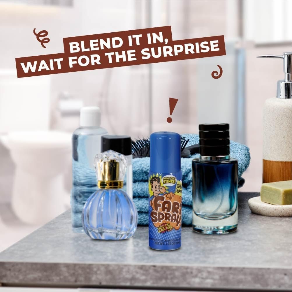Fart Machine and Fart Spray with Fake Poop – Wireless Farting Machine with Stink Spray and Poop Toy - Fart Machine with Remote with Fake Poo and Fart Spray Prank Gifts for Endless Laughter
