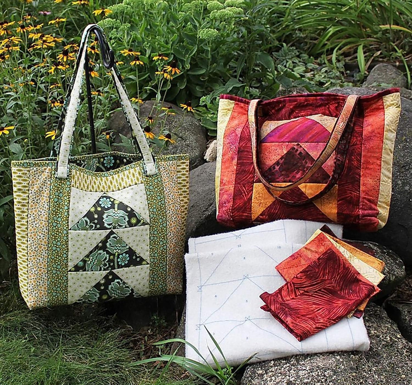 Quilt As You Go Tote Bag - Tori - 1/pack