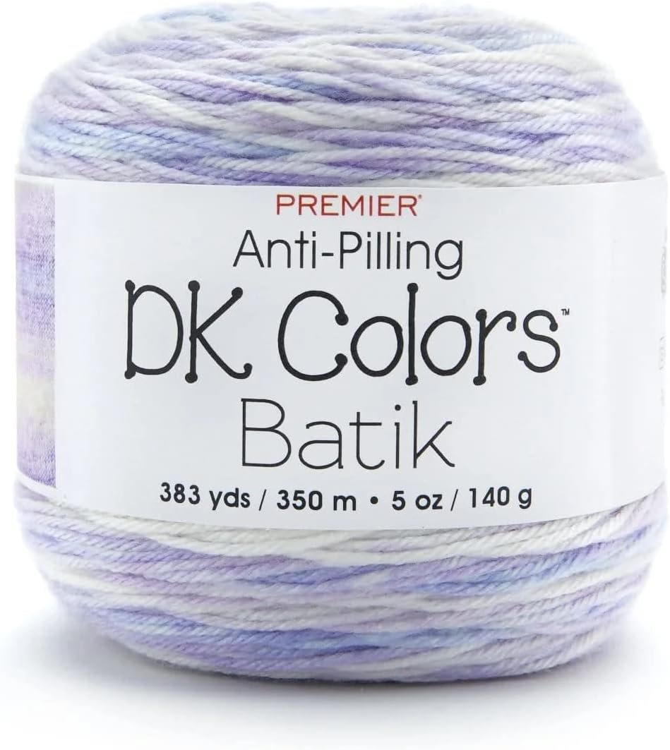 Premier Anti-Pilling DK Colors Batik, Machine Washable, Soft, DK Weight Yarn, Beautiful Stripes