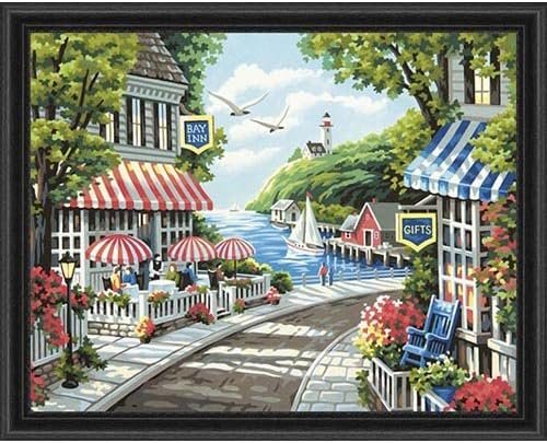 Dimensions Paint by Number 14x11 Cafe, None