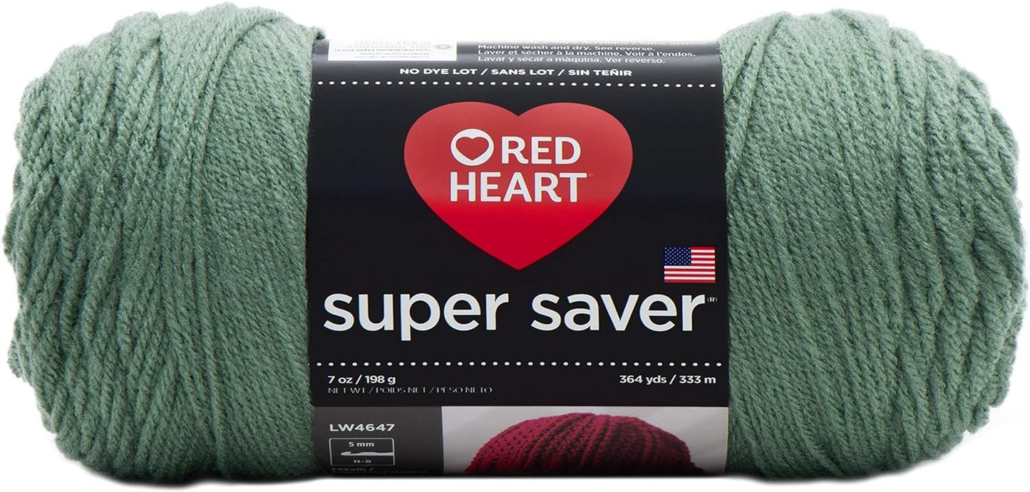 Red Heart Super Saver Yarn-Light Sage