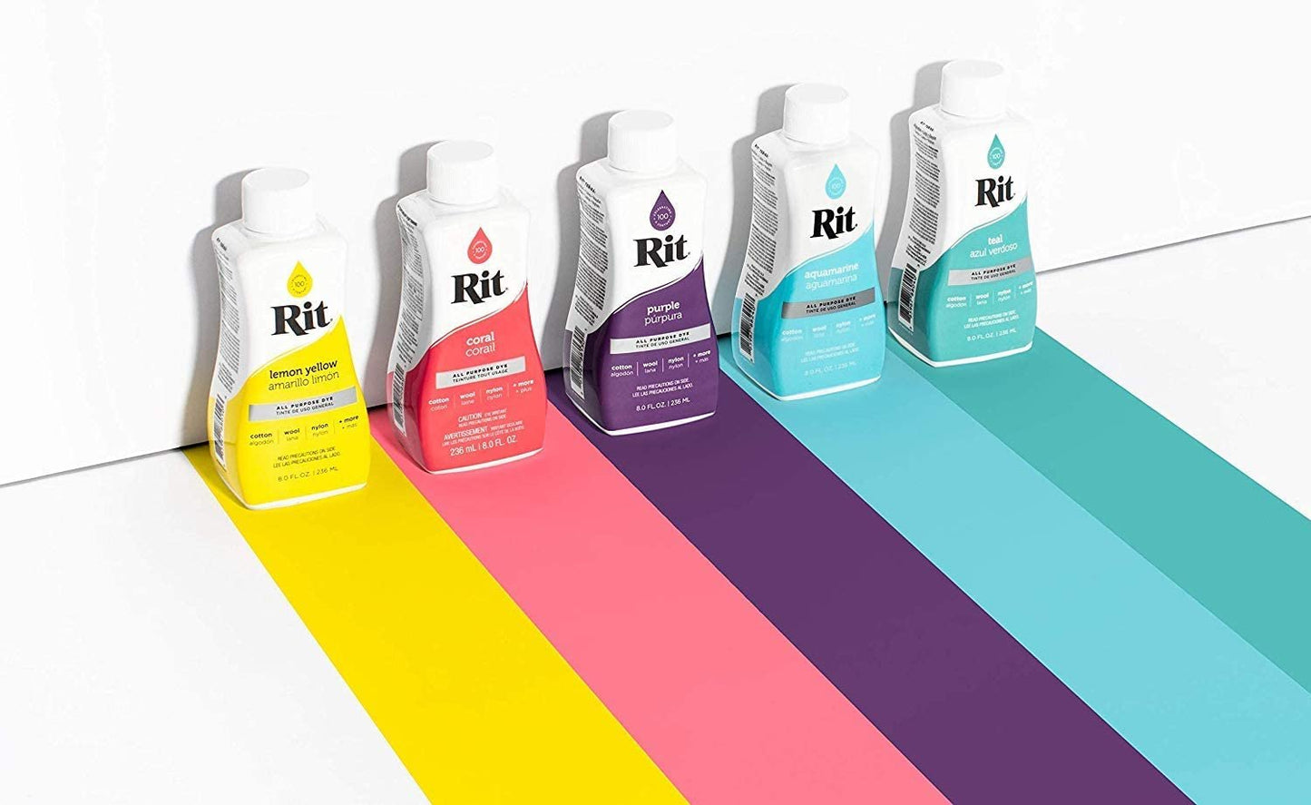 Rit All-Purpose Liquid Dye, 8 Ounce, Black (Fоur Paсk)