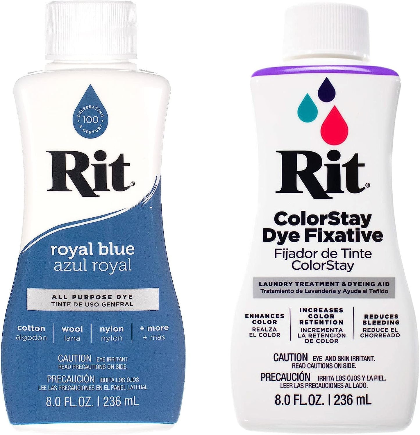 RIT Dye Wide Selection of Colors with Color Fixative