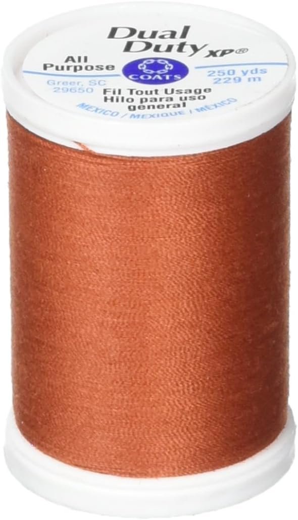 Coats: Thread & Zippers Dual Duty XP General Purpose Thread, 250-Yard, Paprika