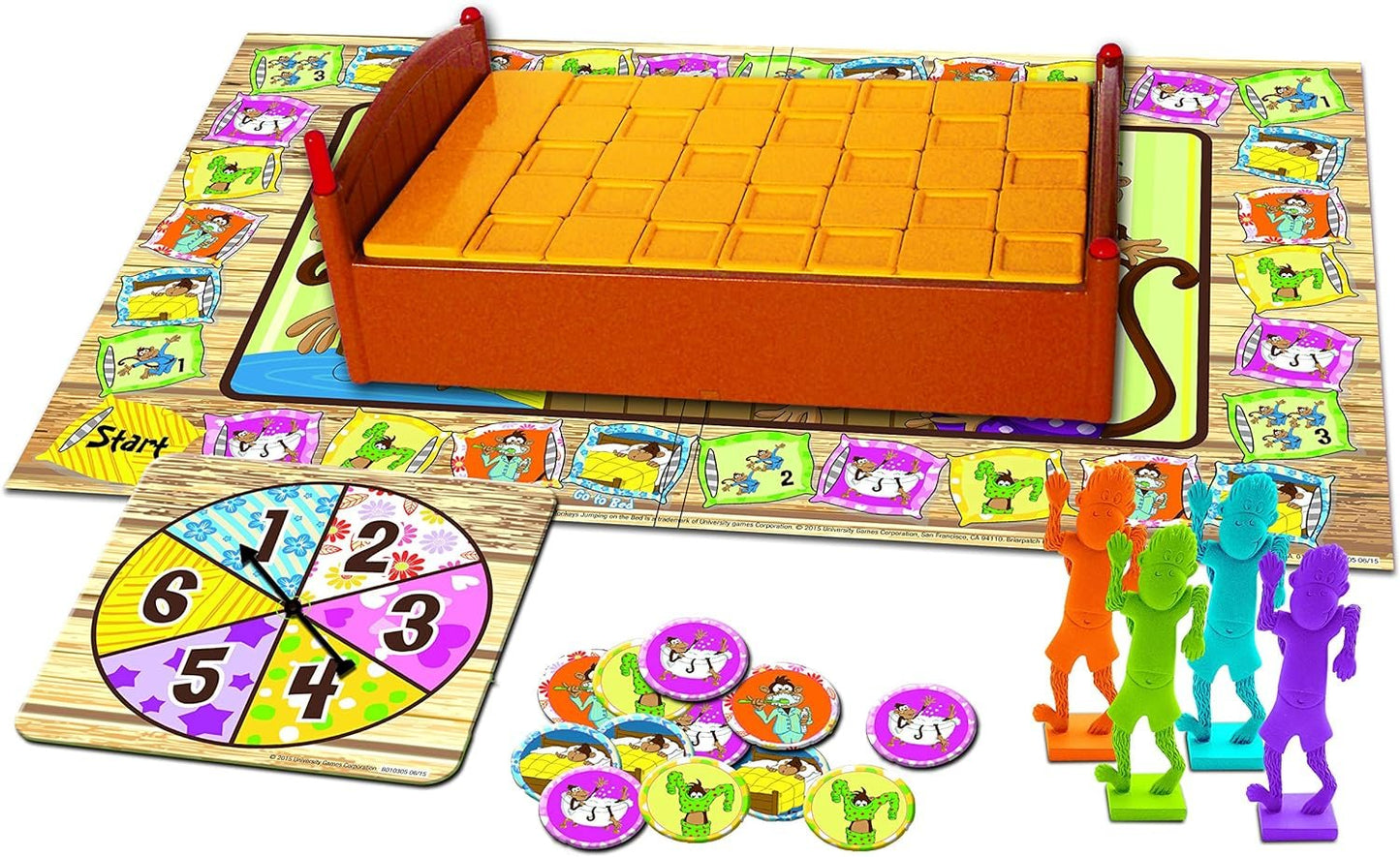 University Games Five Little Monkeys Jumping on the Bed Game (UG-01318)