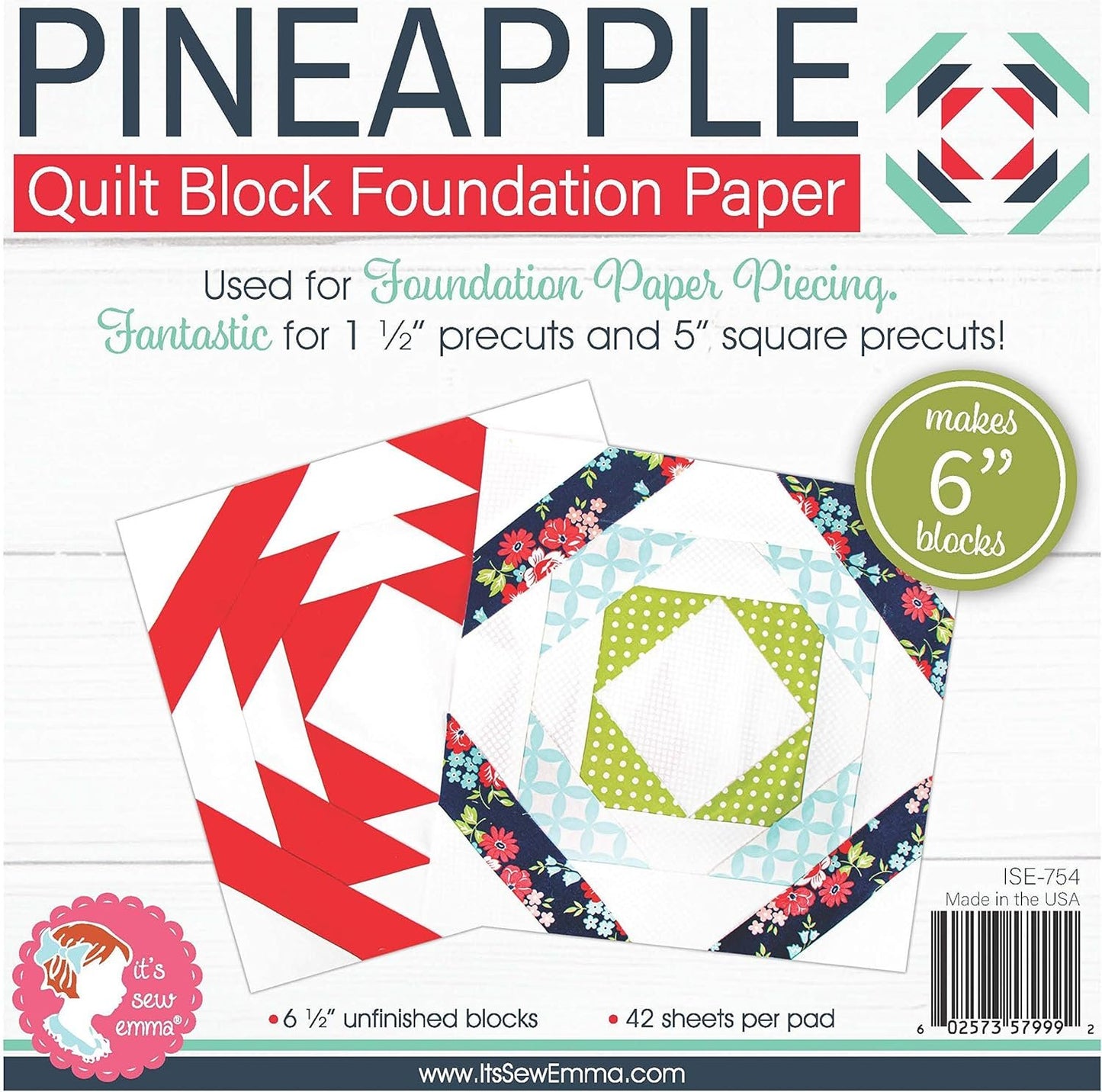 Pineapple Foundation Paper 6 inch