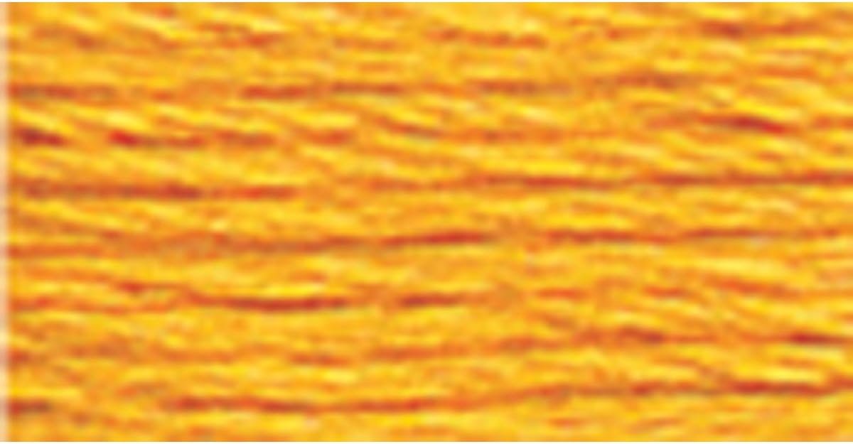 DMC 116 8-742 Pearl Cotton Thread Balls, Light Tangerine, Size 8