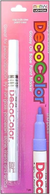 UCHIDA 200-C-0 Marvy Deco Color Fine Point Paint Marker, White