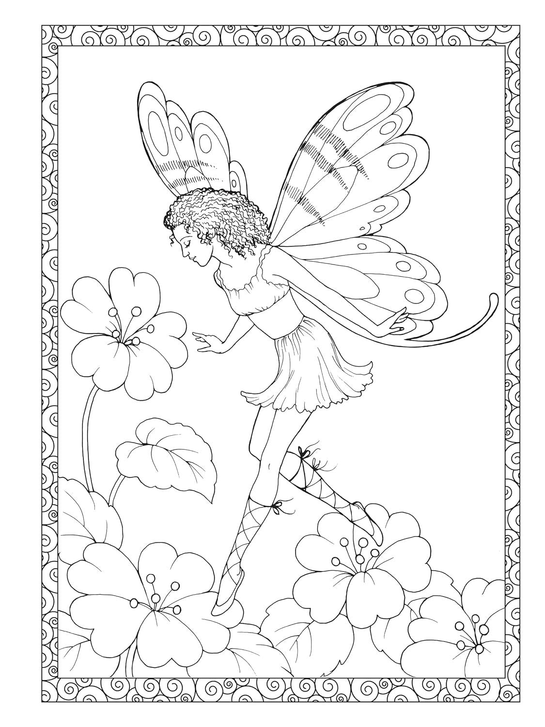Adult Coloring Enchanted Fairies Coloring Book (Adult Coloring Books: Fantasy)