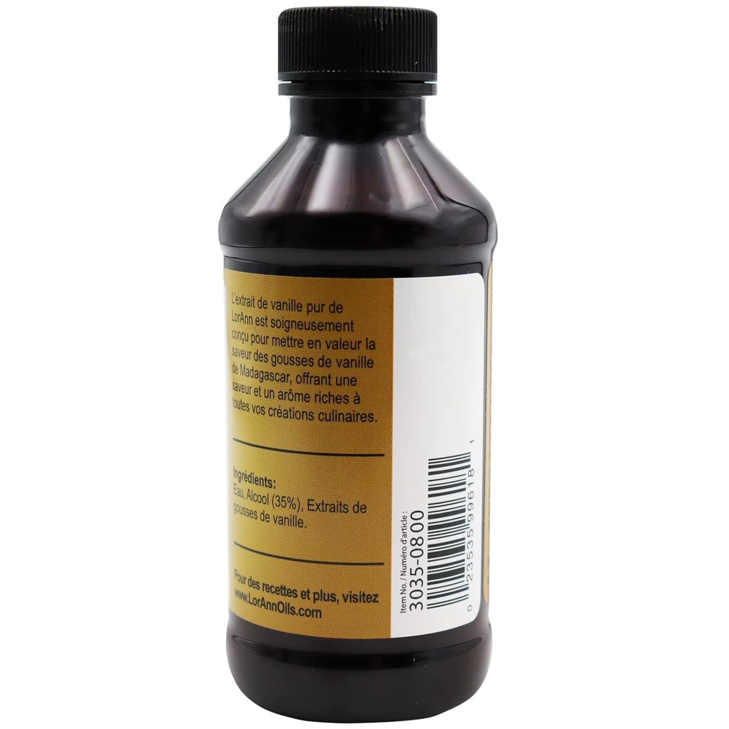 LorAnn Pure Vanilla Extract 4 ounce bottle