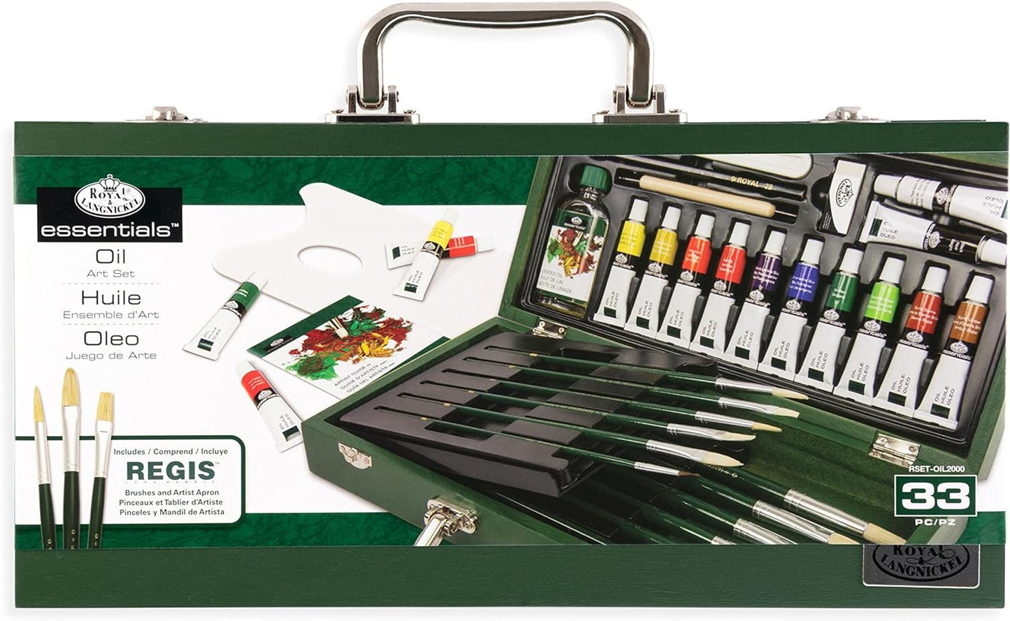 Royal & Langnickel RSET-OIL2000 Regis Oil Color Painting Box Set