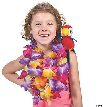 Fun Express Stuffed Parrot on Shoulder - Pirate Costume Accessory for Kids - Halloween Costumes