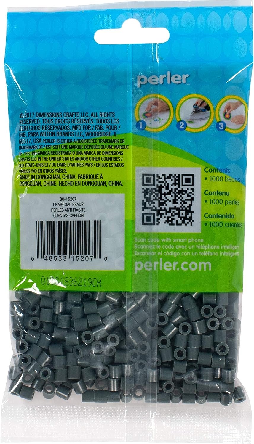 1000 BEAD BAG CHARCOAL