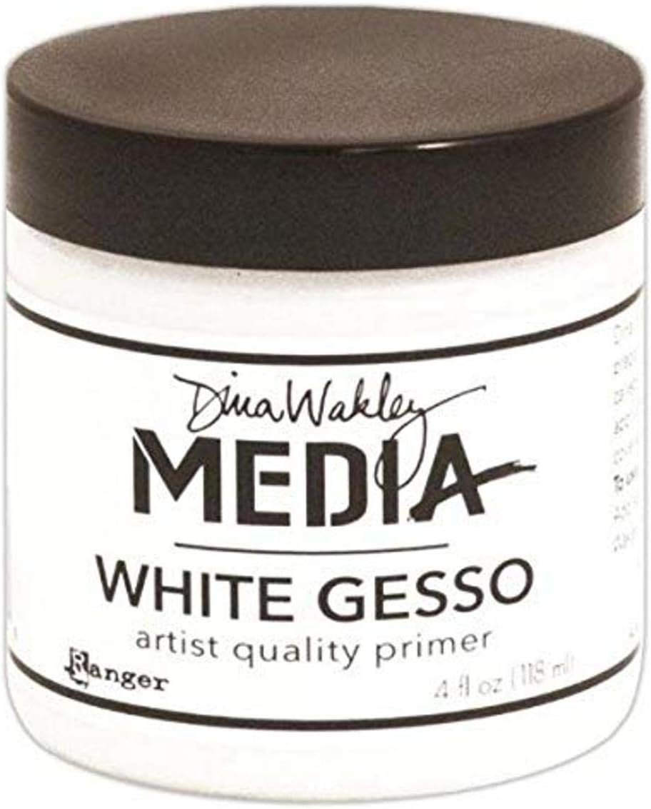 Ranger Dina Wakley Media Gesso 4oz Jar, White