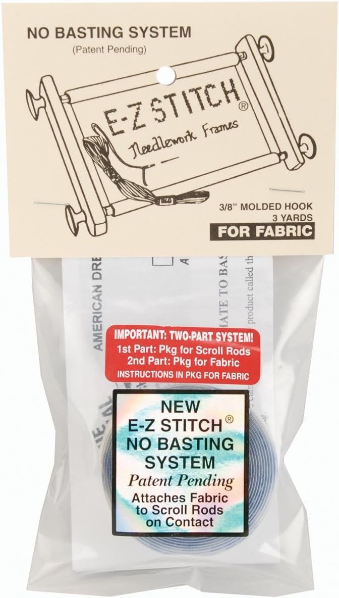 American Dream Scroll Rod Molded Hook Tape, 3/8-Inch by 3-Yard