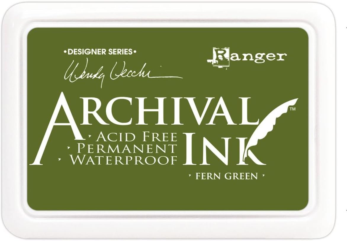 Ranger Wendy Vecchi Designer Series Archival Ink Pad, Fern Green