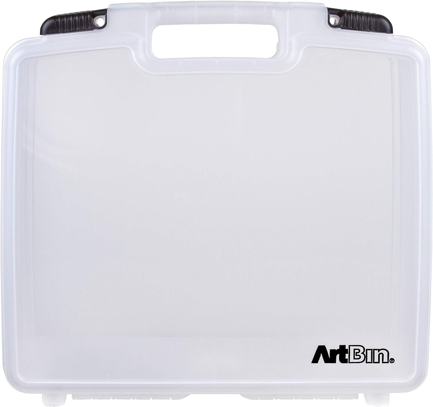 ArtBin 6960AB Quick View Deep Base Carrying Case, Portable Art & Craft Storage Box, 14.5" x 15", Clear