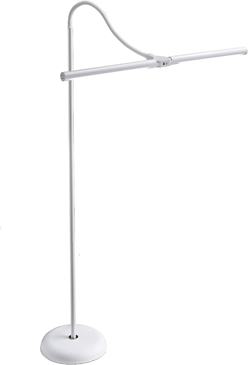 Daylight Duo Led Art & Craft lamp with Clamp - White