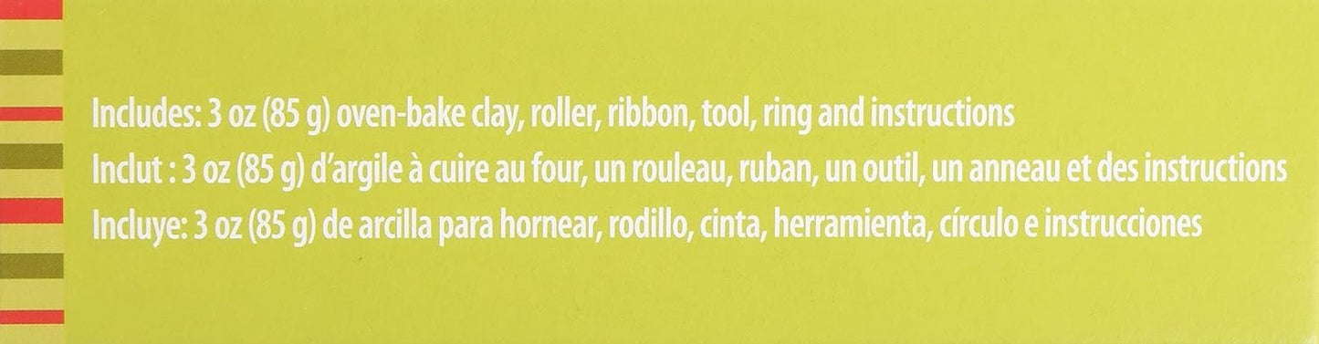 Sculpey Keepsake Oven Bake Clay Paw Print Memory, memorial, DIY kit. White, Non Toxic, Polymer clay, Oven Bake Clay. This kit comes with clay and tools to make a lasting memory!