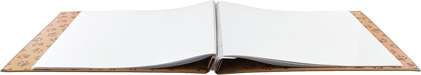 MCS Expandable 10-Page Pet Scrapbook Album with Photo Opening Cover and 12 x 12 Inch Pages, 13.5 x 12.5 Inch, Cat