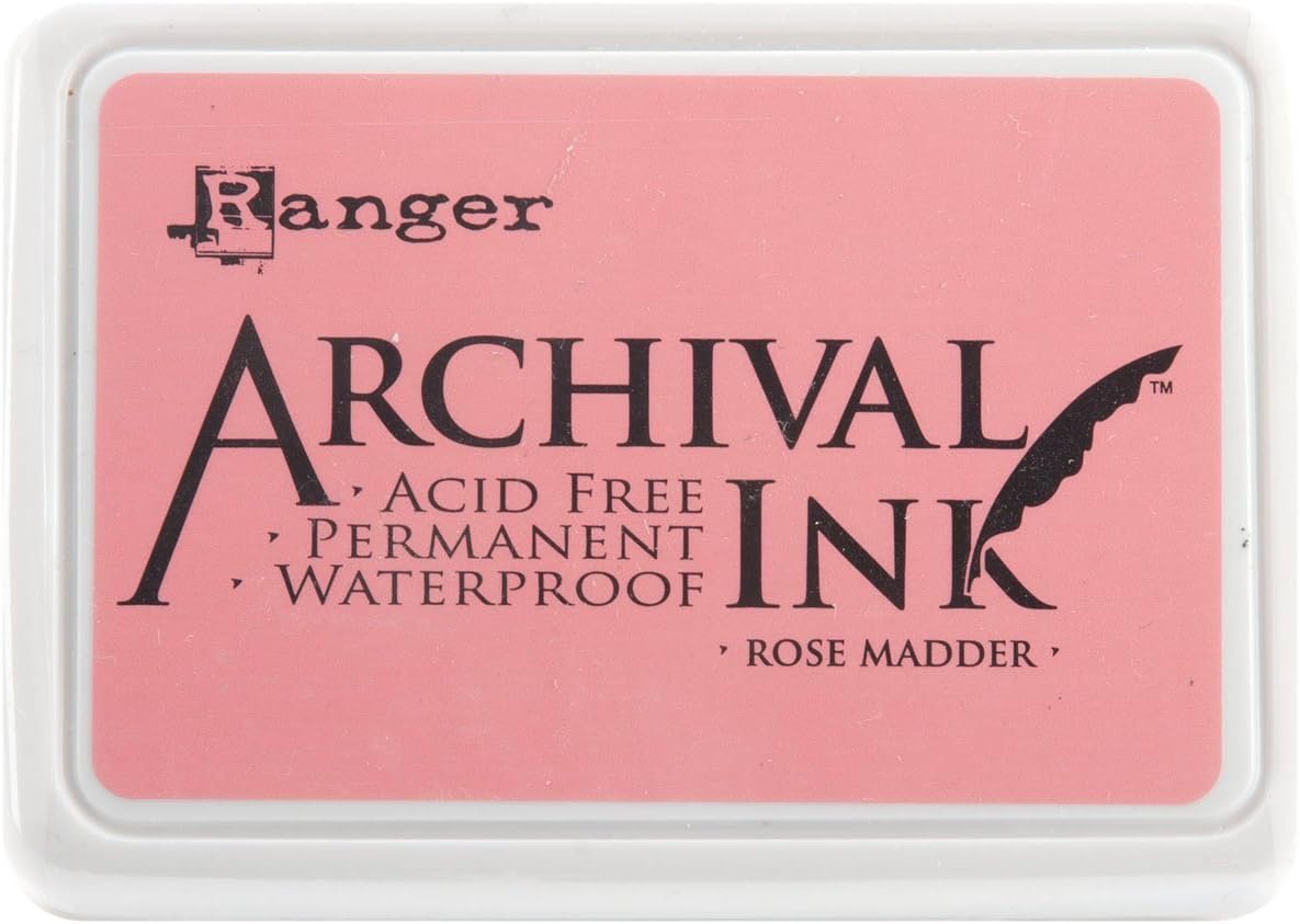 Ranger AIP-30638 Archival Inkpad, Rose Madder