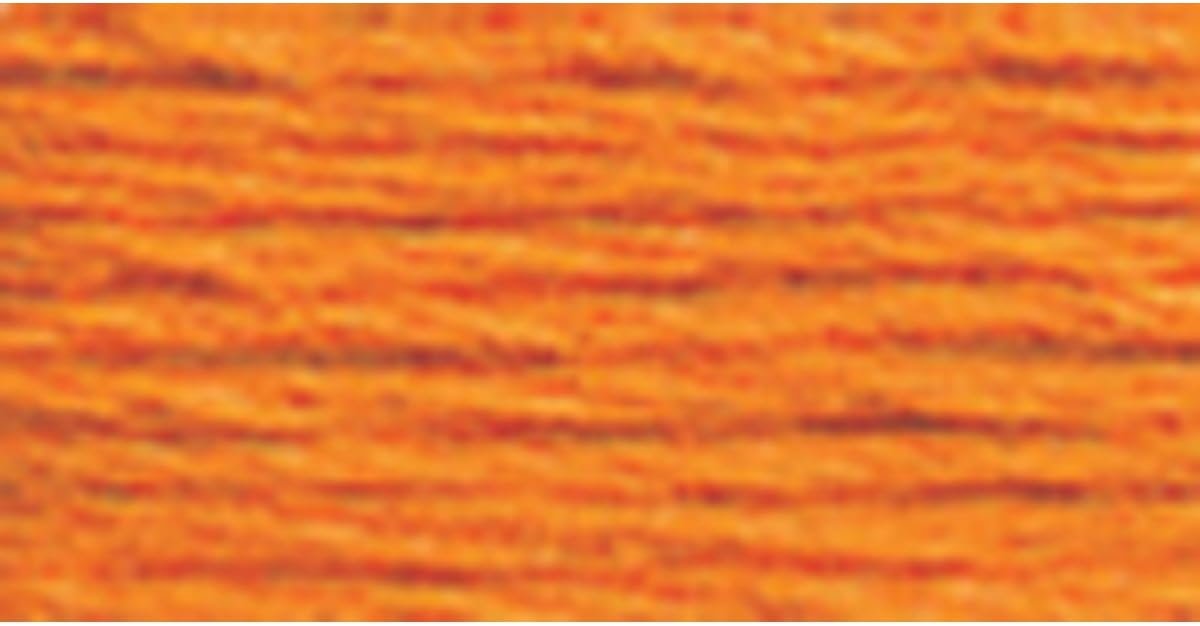 DMC 116 8-740 Pearl Cotton Thread Balls, Tangerine, Size 8