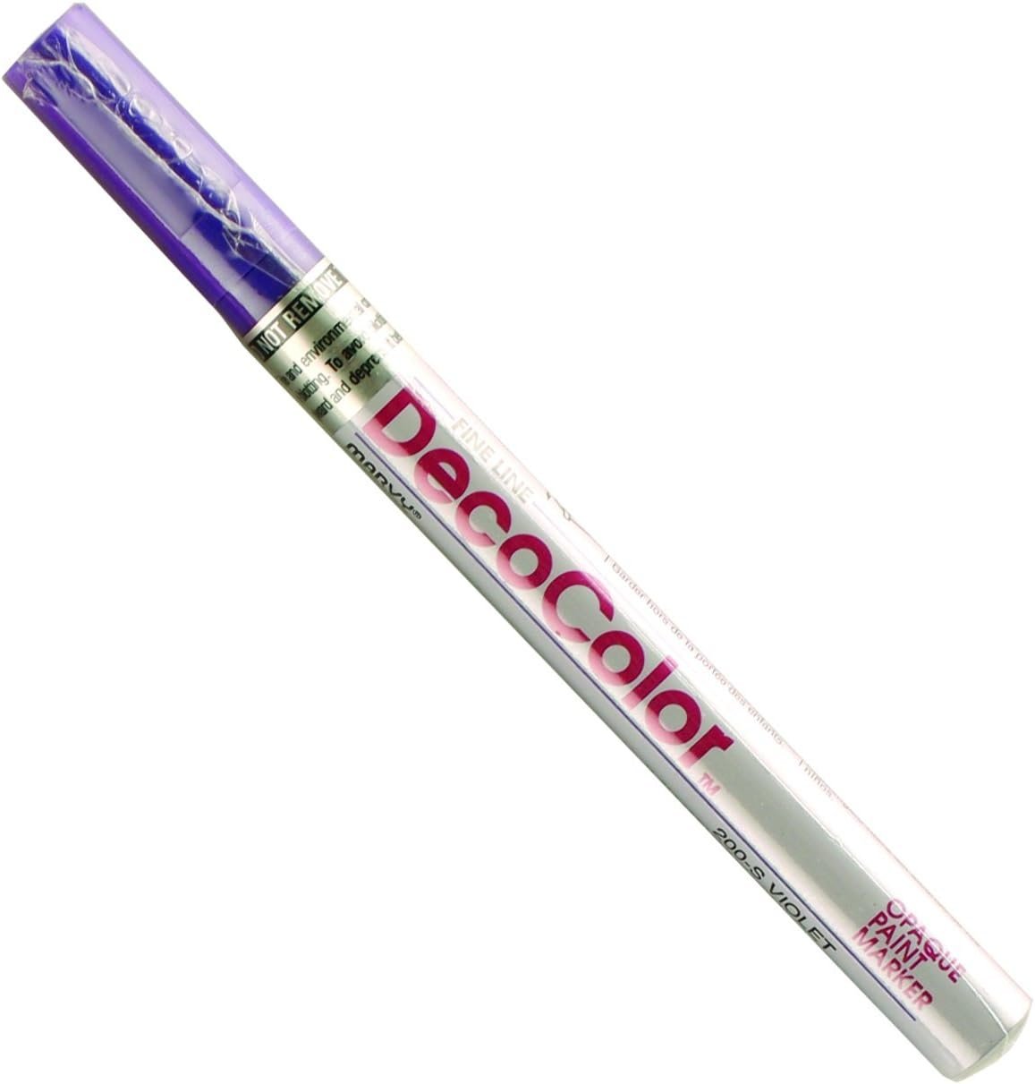 UCHIDA 200-C-8 Marvy Deco Color Fine Point Paint Marker, Violet
