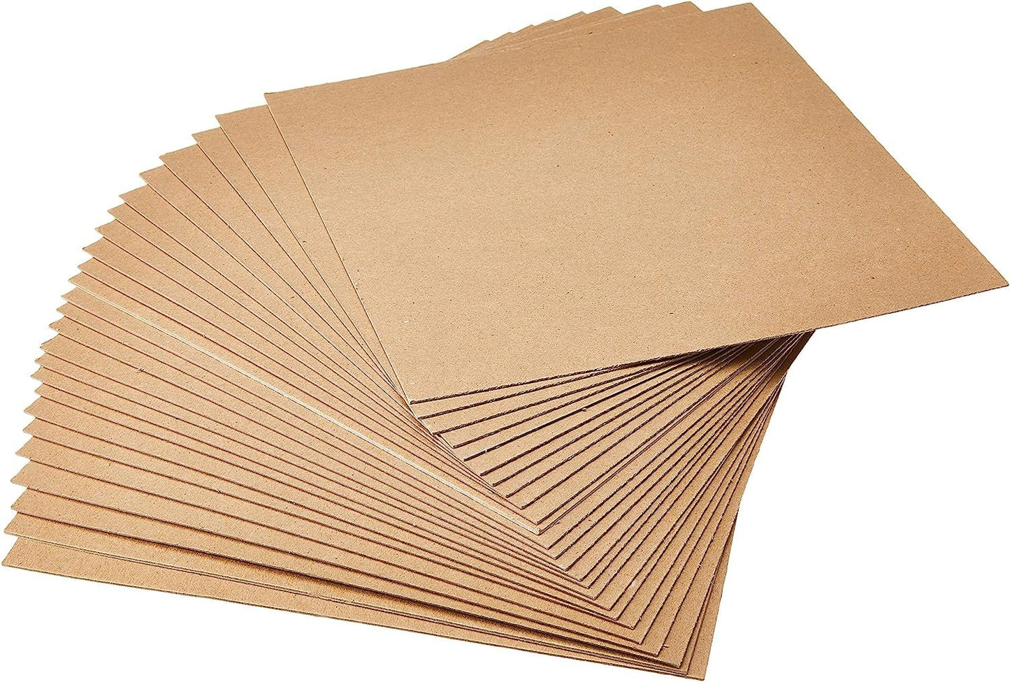 Medium Weight Acid-Free 0.057” Chipboard Sheets, Create Three-Dimensional Embellishments for Cards, Papercrafts, Mixed Media, Home Décor, and More, 12 x 12, Natural, 25 Count