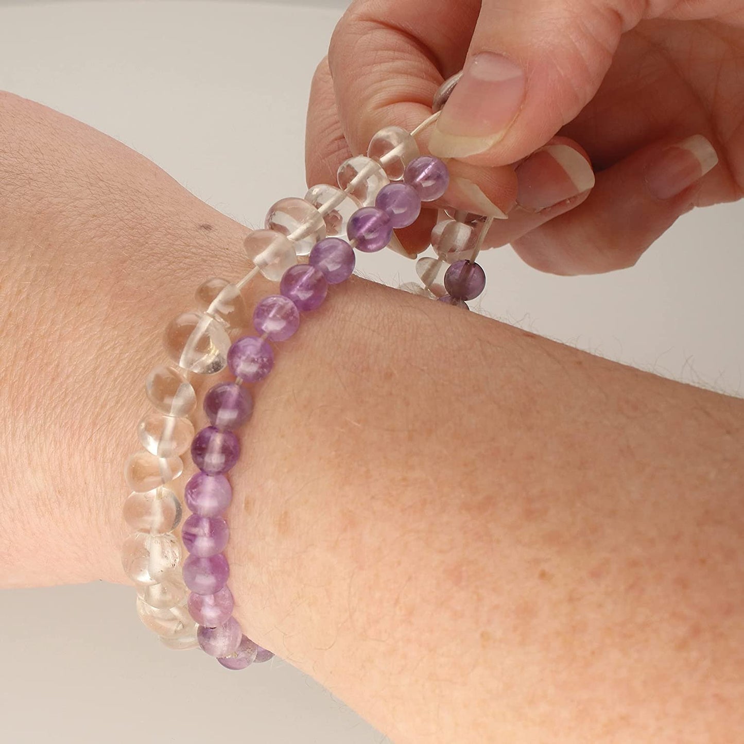 Stretch Magic Bead & Jewelry Cord - Strong & Stretchy, Easy to Knot - Clear Color - 0.7mm diameter - 100-meter (328 ft) spool - Elastic String for making beaded jewelry