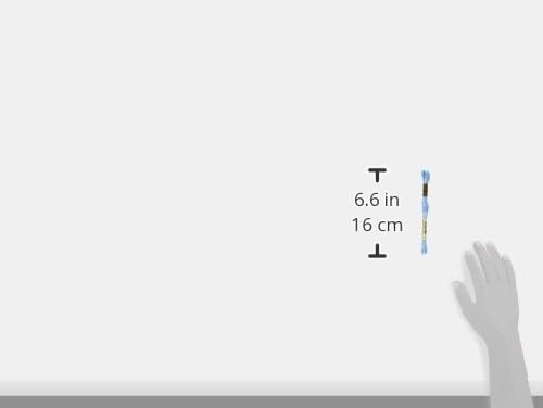 DMC 117-827 6 Strand Embroidery Cotton Floss, Very Light Blue, 8.7-Yard