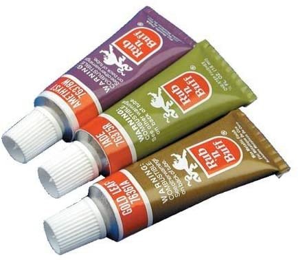 AMACO 76380A Rub 'n Buff Wax Metallic Finish, Pewter, 0.5-Fluid Ounce