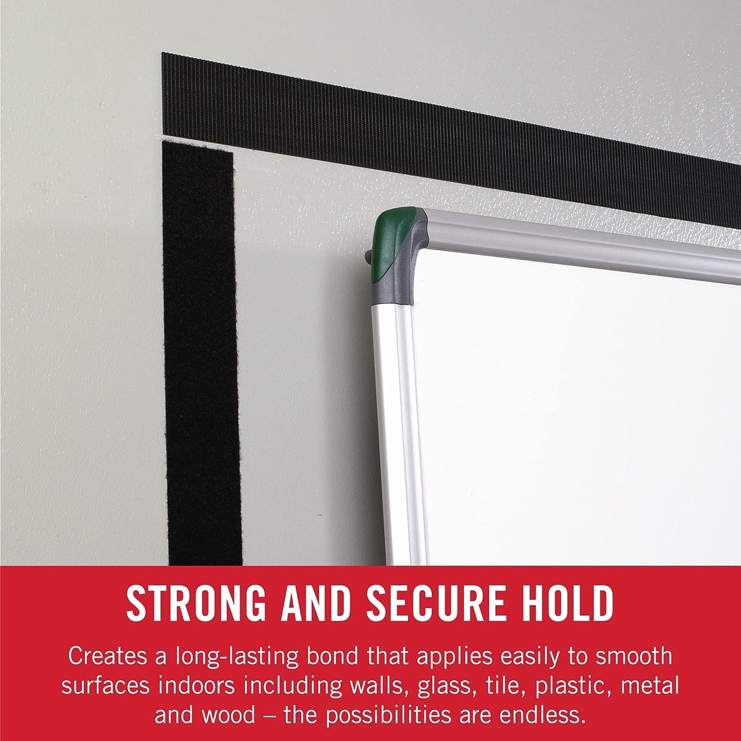 VELCRO Brand Mounting Squares | Pack of 32 | 7/8 Inch White | Adhesive Sticky Back Hook and Loop Fasteners for Home, Office or Crafting | Strong Secure Hold (90923)
