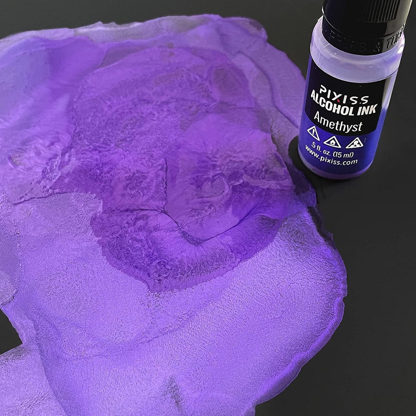 PIXISS Alcohol Ink Set of 5 - Shimmering Gemstone Hues