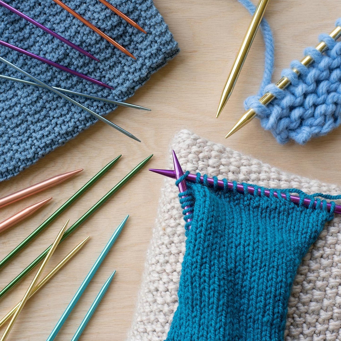 Boye 3216327013M Aluminum Straight Knitting Needles Set, US Size 13, 10" L, 2pcs, Orange