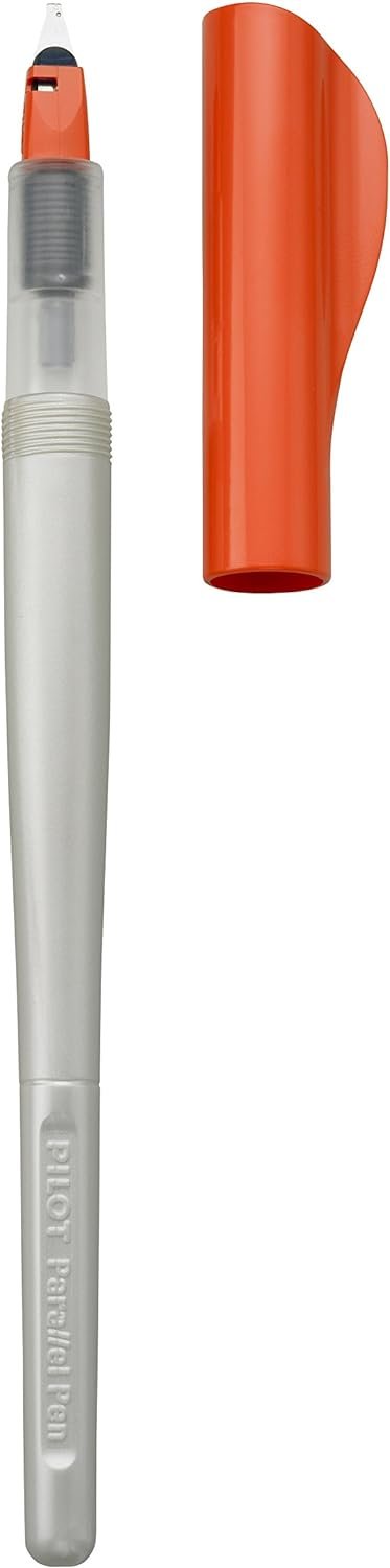 PILOT Parallel Calligraphy Pen Set, 1.5mm Nib with Black and Red Ink Cartridges (90050)
