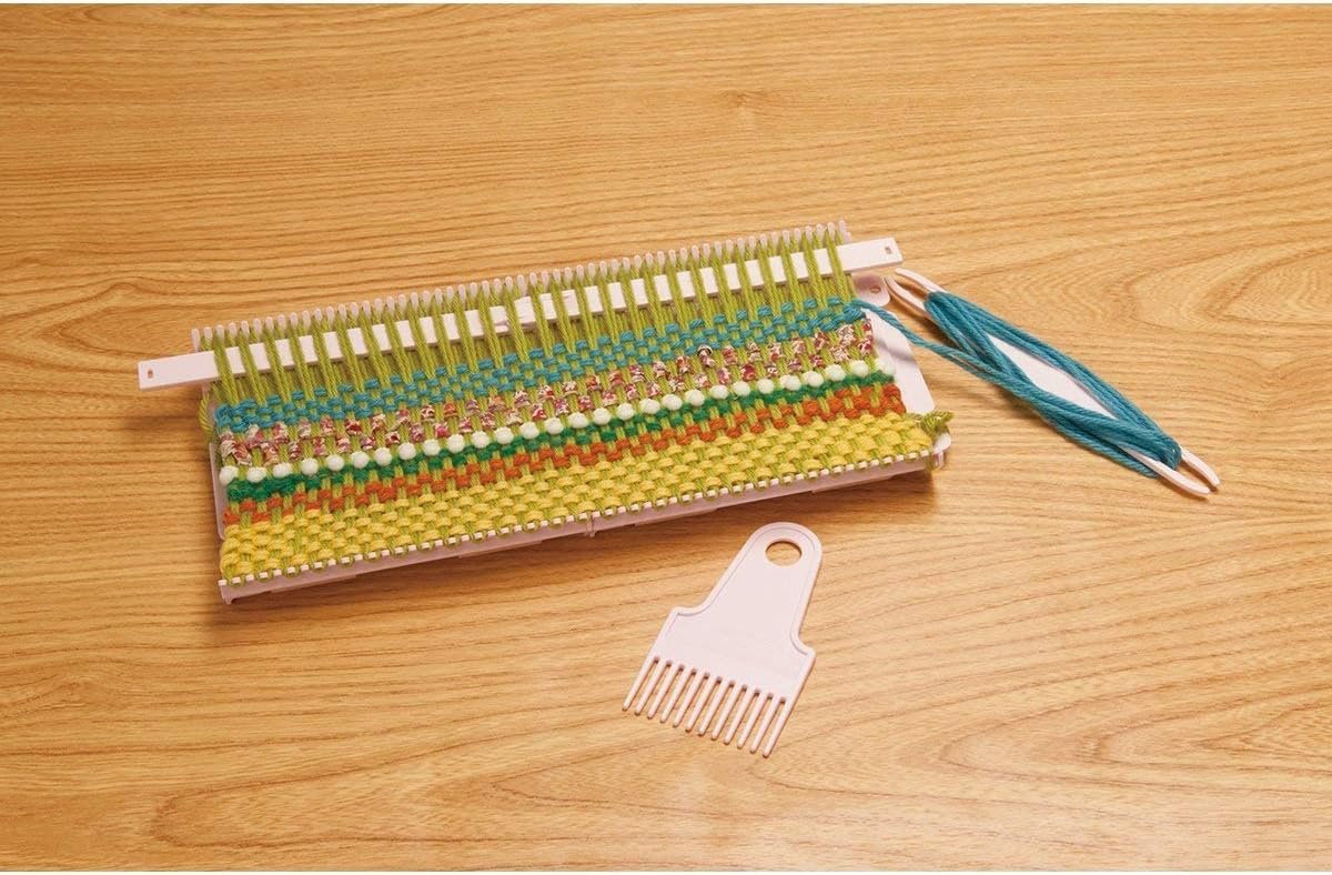 Clover Mini Weaving Loom/Double Needleart, 3 Piece