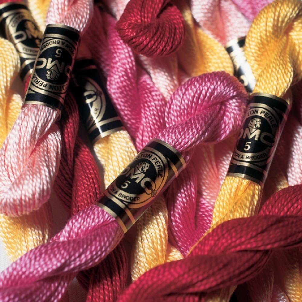 DMC 115 3-3371 Pearl Cotton Thread, Black/Brown