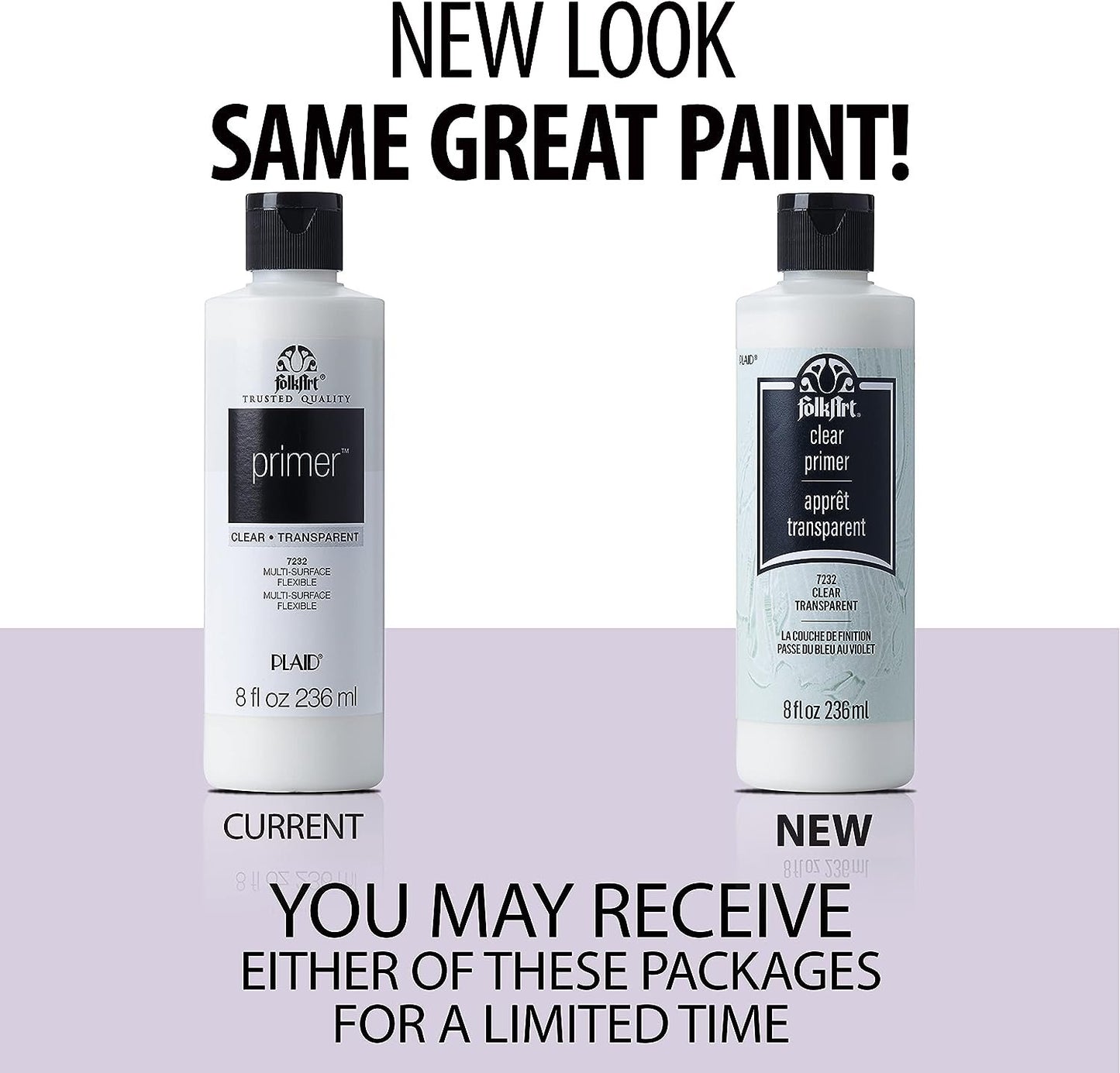 FolkArt, Clear Primer, 8 oz, 8 Fl Oz (Pack of 1)