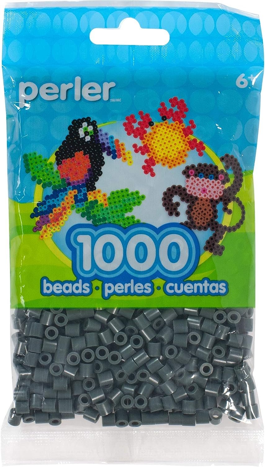 1000 BEAD BAG CHARCOAL