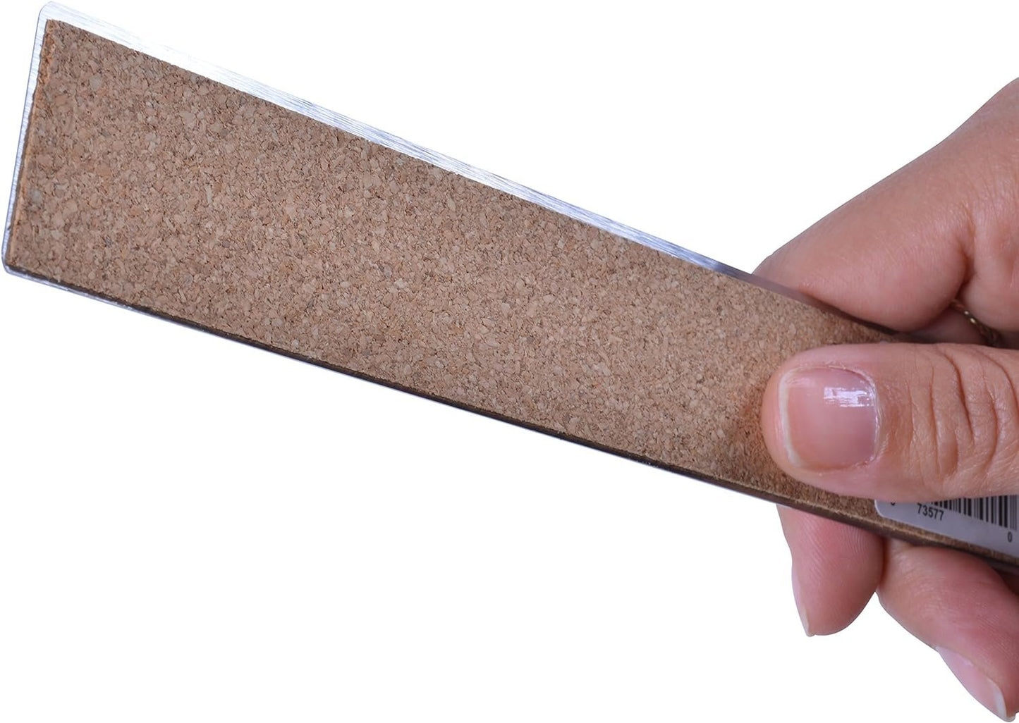 Westcott Stainless Steel Office Ruler With Non Slip Cork Base, 24"