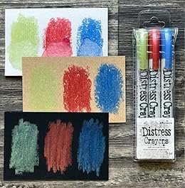 Bundle- Ranger Ink - Tim Holtz - Christmas - Distress Crayons - Pearl - Set 3 & 4