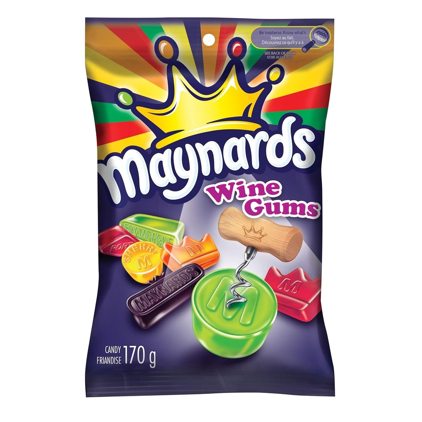 Maynards Wine Gums Candy, 170g/6oz, Imported from Canada}