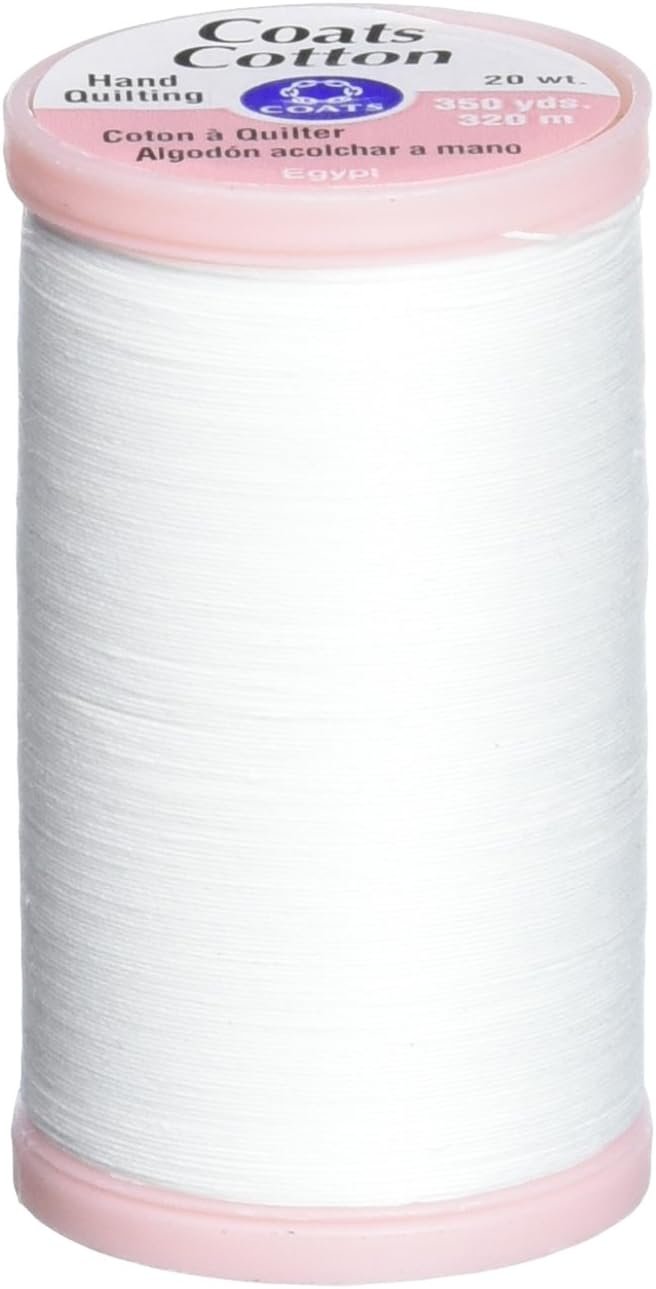 Coats & Clark S980-0100 Hand Quilting Cotton Thread, 350-Yard, White