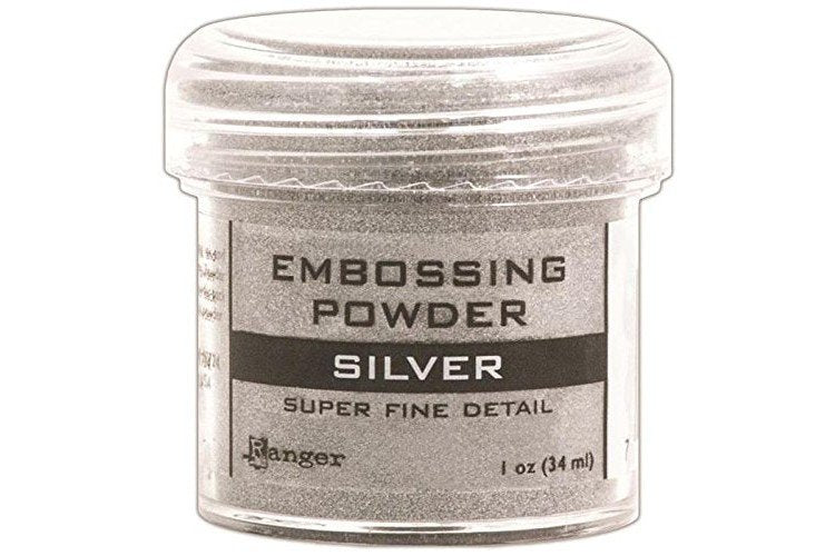 Ranger Embossing Powder, Super Fine Silver