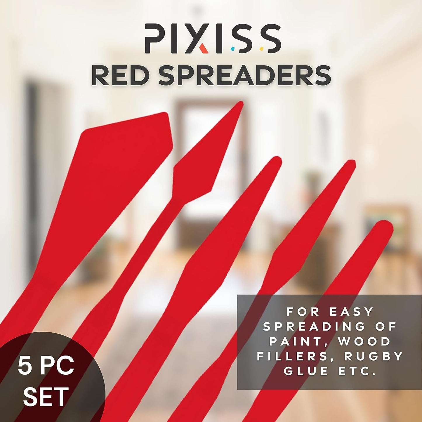 Elmers Carpenter's Color Change Wood Filler - Paintable Wood Putty for Repairs – Wood Grain Filler for Crafts and DIY Projects, Weatherproof and Durable – Includes 5 Pixiss Paste Spreaders