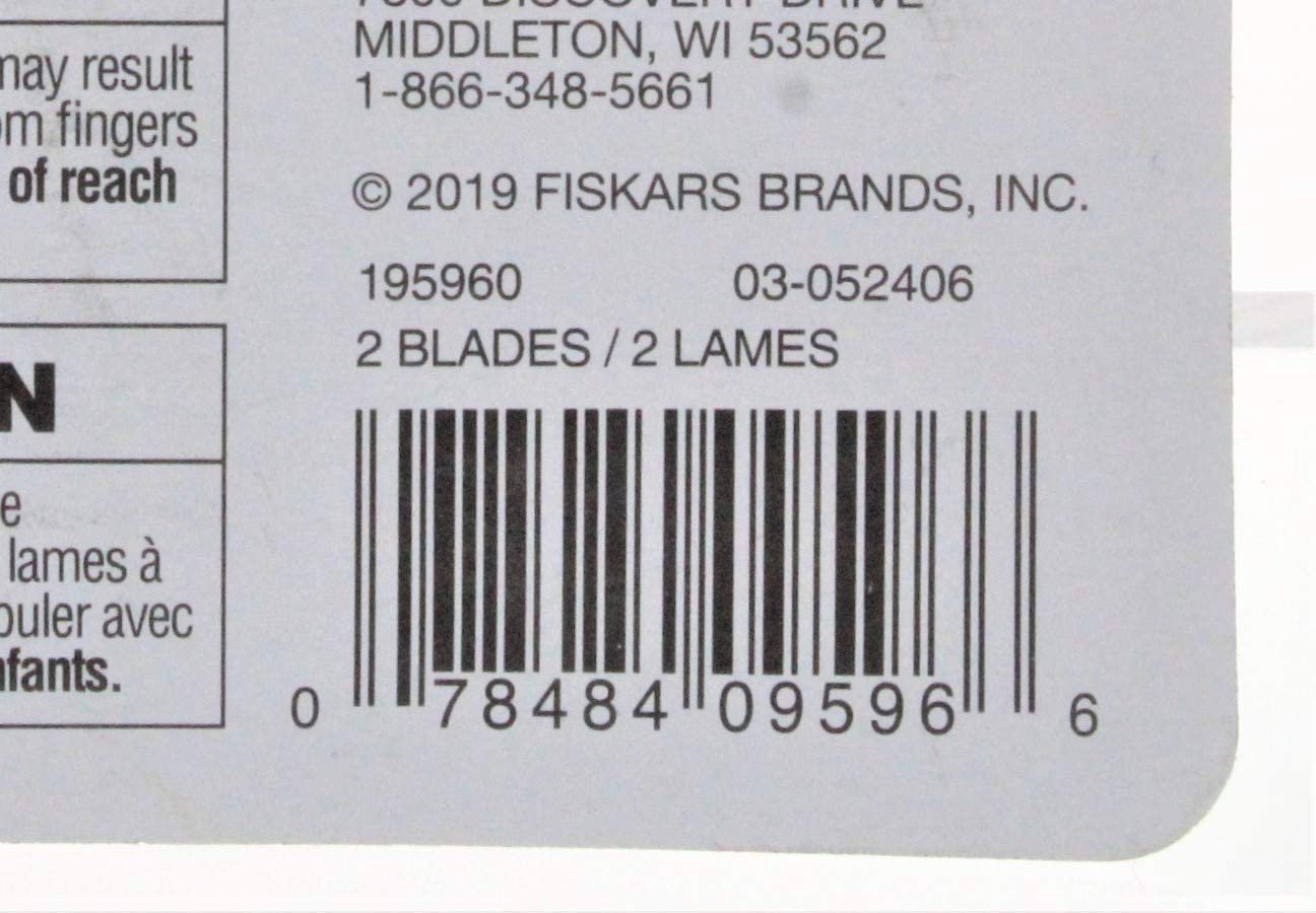 Fiskars Personal Paper Trimmer Replacement Blades-2PK