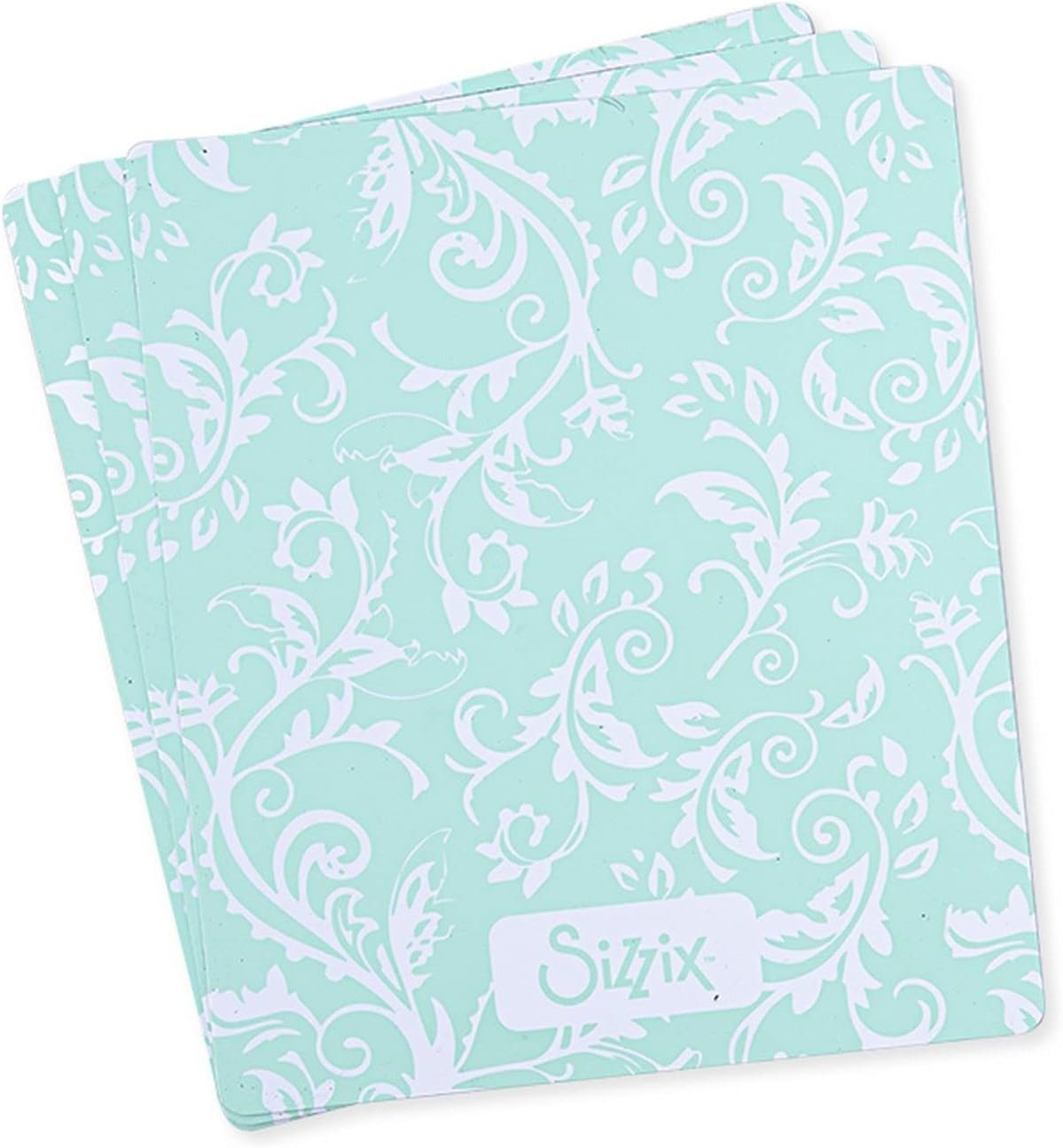 Sizzix Printed Magnetic Sheets 6.75"X5.75" 3/Pkg-Mint Julep