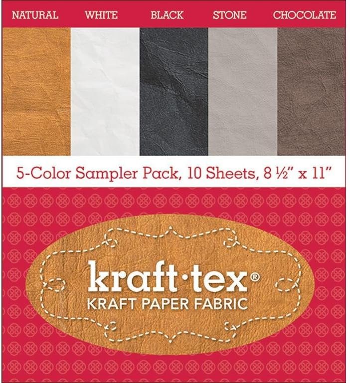 C&T Publishing Fab PackAstd C&T Kraft Tex Paper Fabric Sampler Pack 0.5 Inches