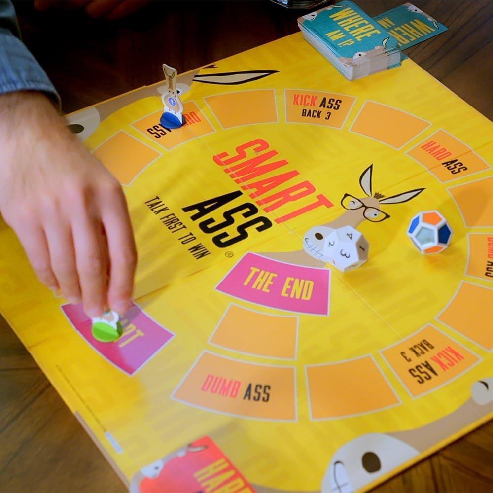 University Games, Smart Ass, The Ultimate Party Game, for Families and Adults Ages 12+, 2 to 6 Players