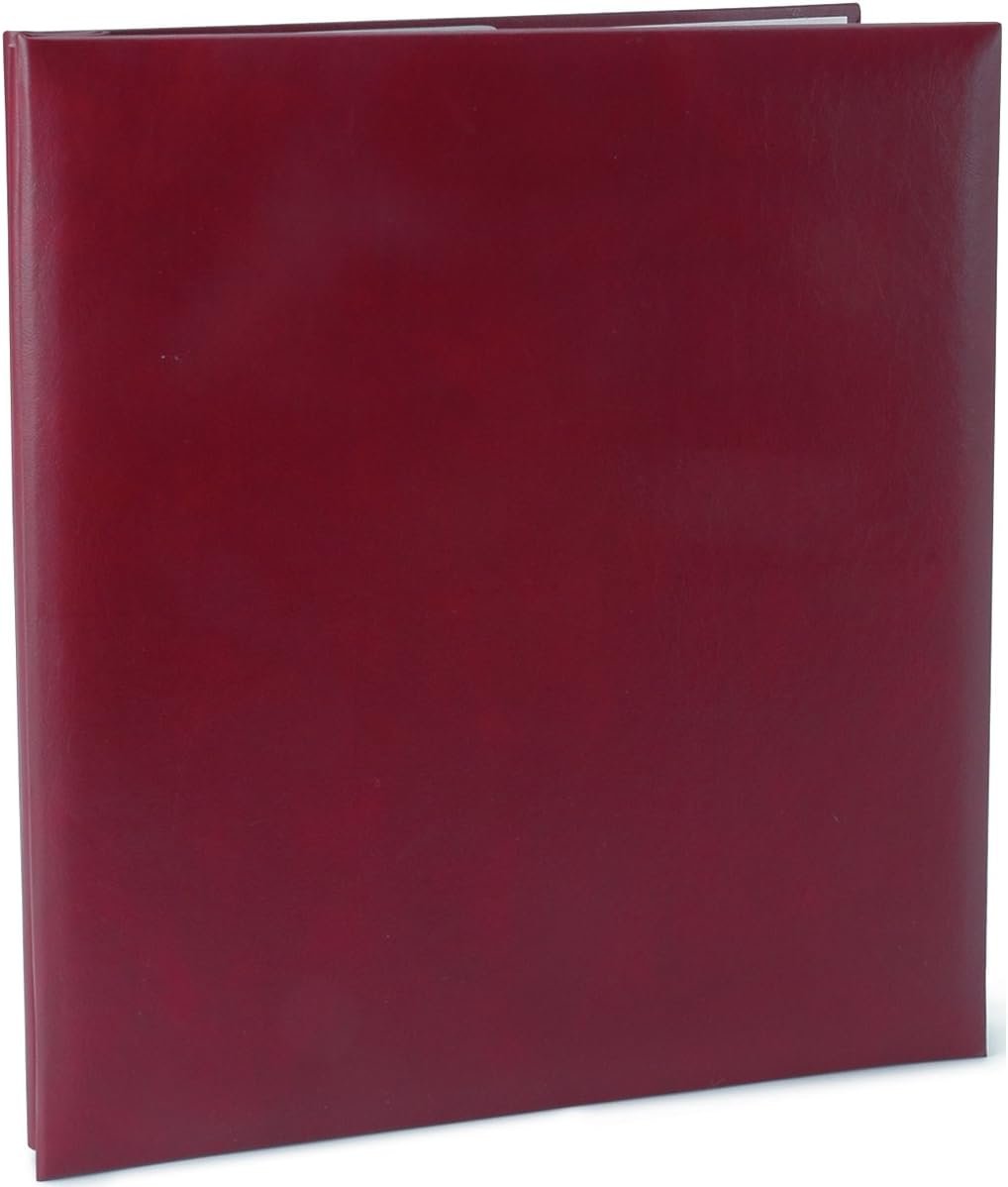 Pioneer MB811-60111 Leatherette Post Bound Album, 8.5 by 11-Inch, Burgundy